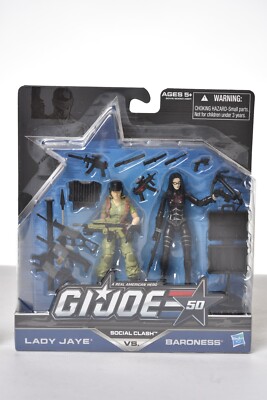 G.I.JOE 50th ANNIVERSARY: SOCIAL CLASH: LADY JAYE vs BARONESS | eBay