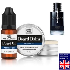 Best Cologne Beard Balm & Oil Set, Beard Growth, Conditioning 3 for 2 Offer