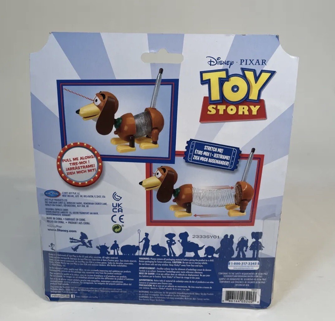 Disney Pixar Toy Story Slinky Dog Jr Pull Toy Action Figure Ernest
