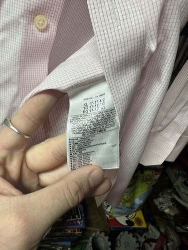 Banana Republic Men’s Non-Iron Classic Fit Button Down Dress Shirt Size XLarge - Picture 5 of 6
