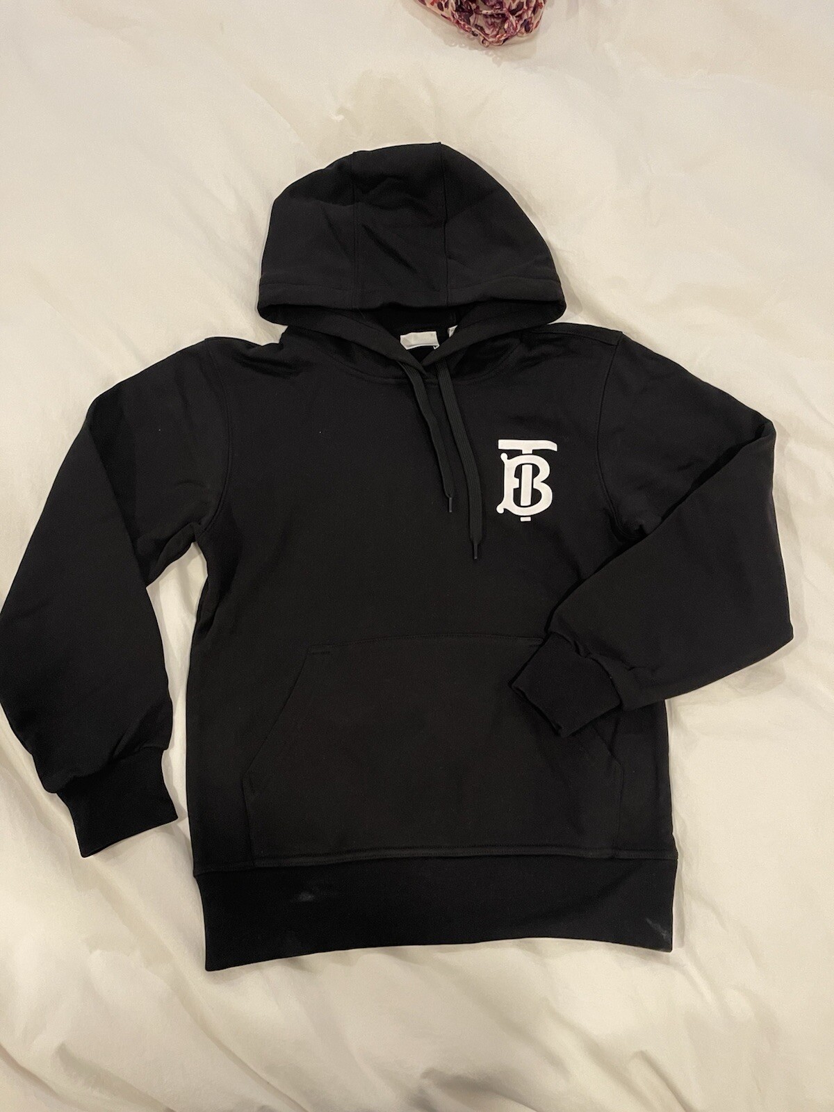 Authentic BURBERRY TB Monogram Black Sweatshirt, … - image 5