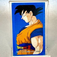 Son Goku Menko Card Dragon Ball Z Super Saiyan Vintage Jump TCG Japan D257