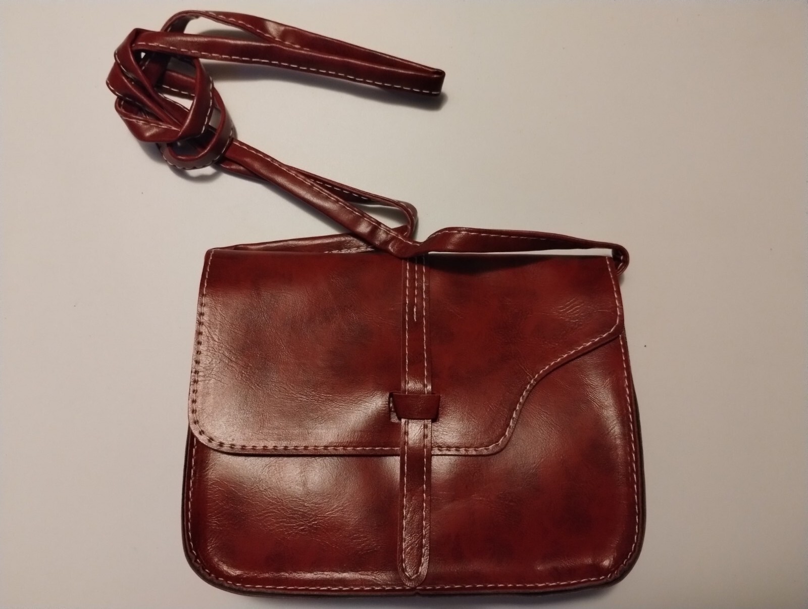 Brown Leather Clutch Purse for Women-image