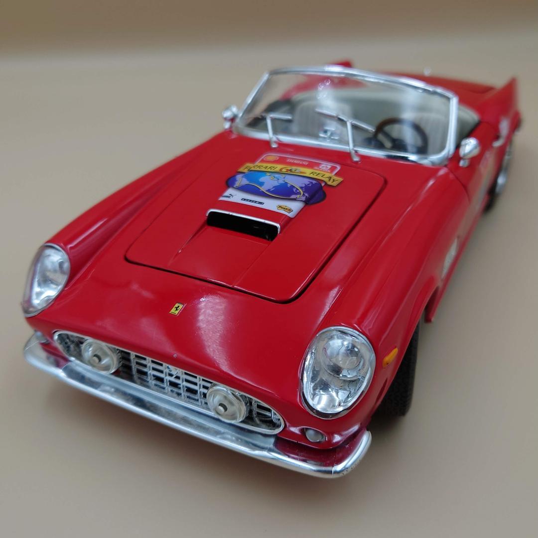 ミニカー Hot Wheels Ferrari250 GT California 1/18 Ferrari 250GT California 1/18 scale minicar 60th Anniversary