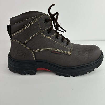 Sketchers Burgin Leather Steel Toe Boots Size 13 Skechers Men main image 3