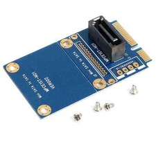 mSATA Mini PCI-e SATA SSD Slot To 7 Pin SATA HDD Convert Card Adapter