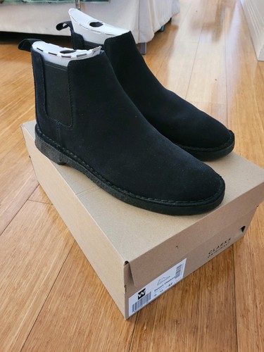 clarks slip on boot