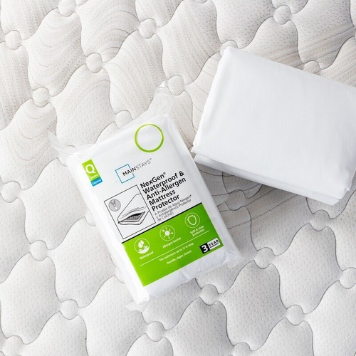 Waterproof Zippered Mattress Protector Anti Allergen Hypoallergenic Twin Cover - Picture 6 of 12