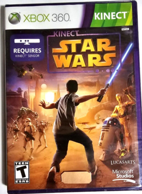 XBOX 360 KINECT Star Wars Lucasarts w/ Bonus CD SEALED Video Game