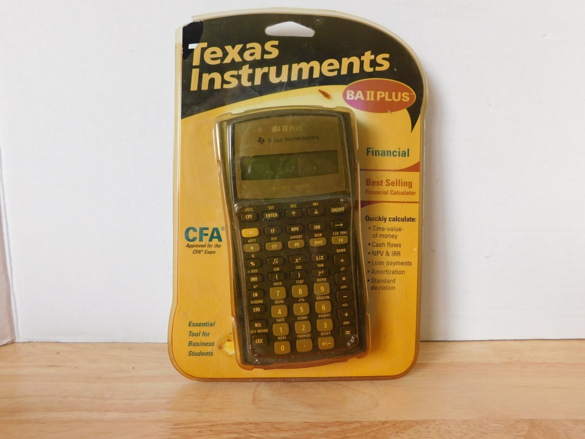 BA II Plus Professional(CFA試験用) Texas Instruments BA II Plus