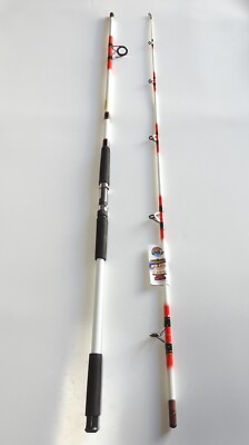 Classic Nite Stick Catfish Spinning Rod 11' 2PC Glow Tip Red