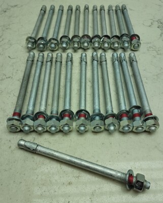 23 Pack Hilti M12 x 180mm HSA Sleeve Anchors *See Pictures