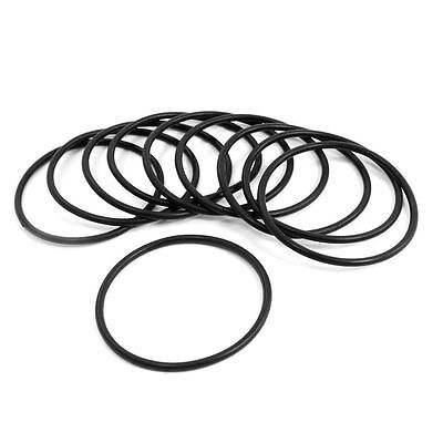 Replacement Black 37mm x 3mm Rubber O Ring Oil Seal Gasket 10 Pieces