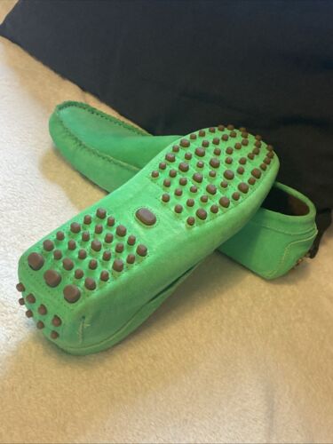Tods Grüne LINUS Mokassins Car Shoes mit Noppen BUTTERWEICHES ECHTLEDER 47 / 13 - Bild 15 von 17