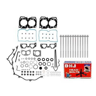 99-11 Cylinder Head Set with Head Bolt Kit For Saab 2.5L H4 SOHC 16v DNJ HGB715
