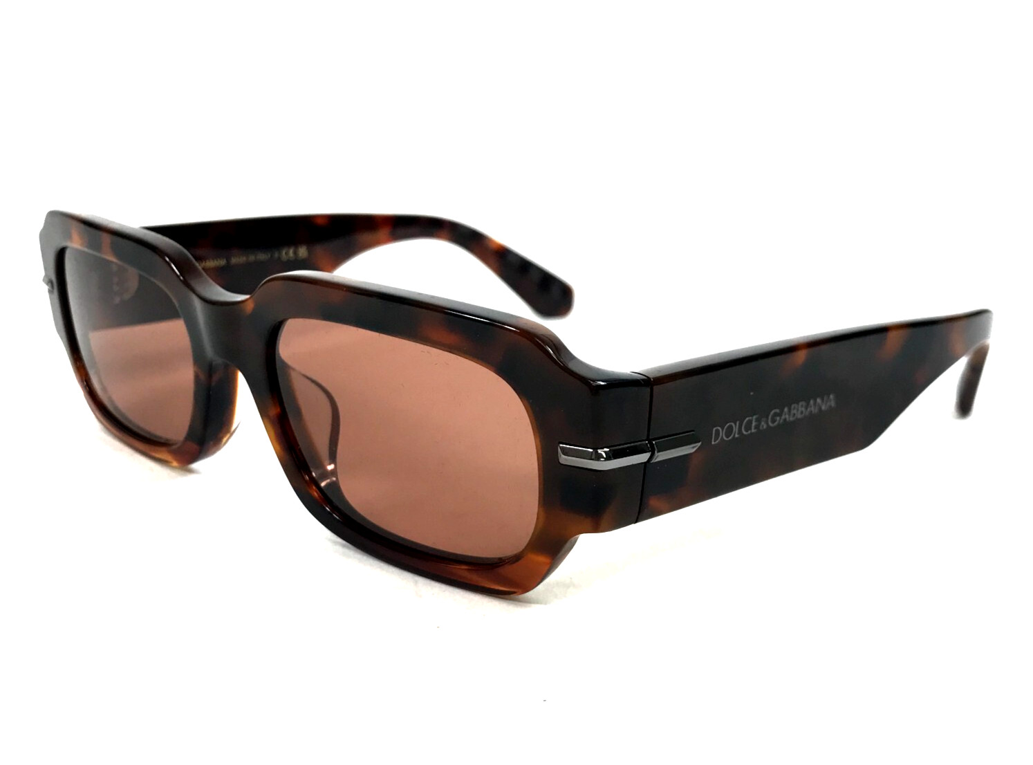 Dolce & Gabbana Sunglasses DG4485-F 3438/M6 Havana Warm Brown w/ Bordeaux Lenses