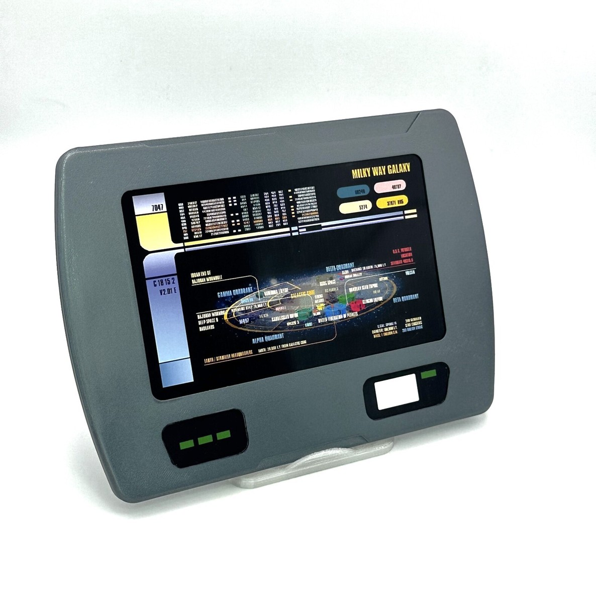 Sci Fi Trek Voyager Large PADD replica with interchangeable