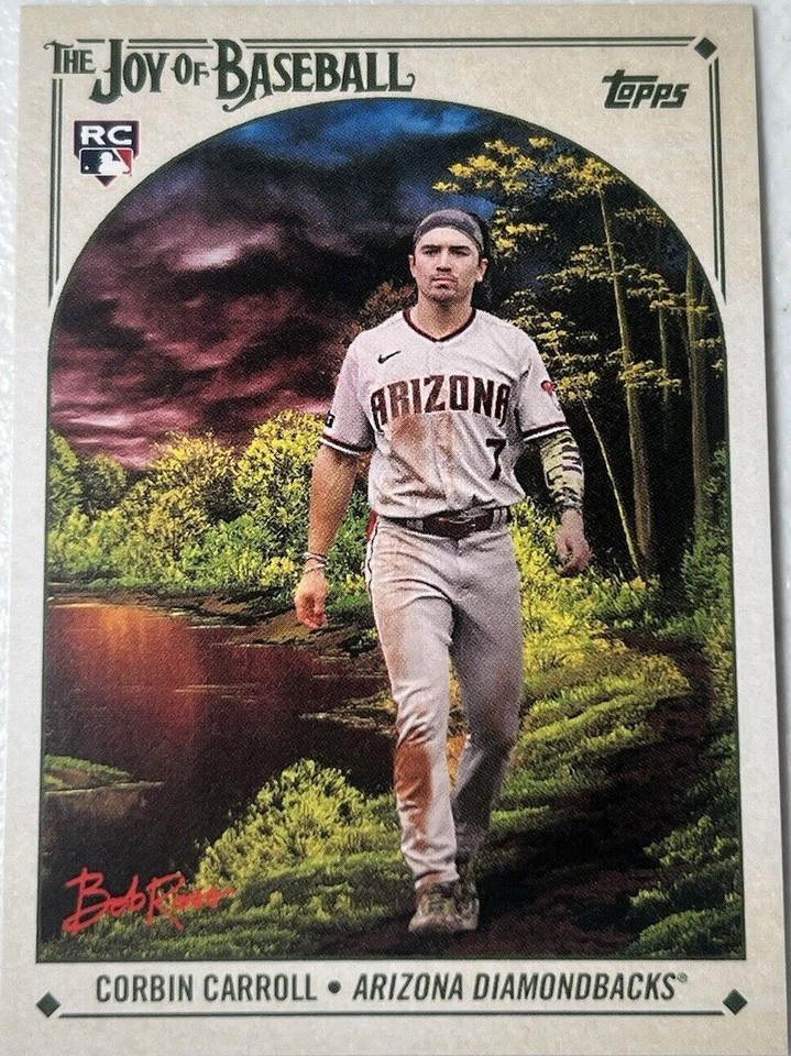 2023 Topps X Bob Ross The Joy of Baseball - Corbin Carroll #67-SP - 1 of 1