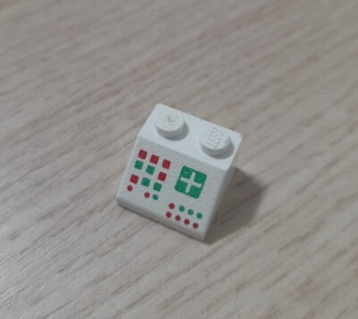 Lego 3039p34 weißer Space Classic Stein 45 2 x 2 mit Computer Panel 