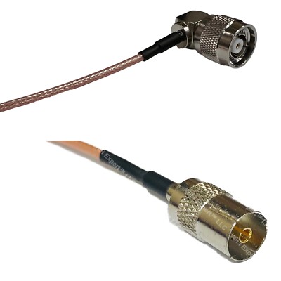 RG316 RP-TNC Male Angle to DVB TV Pal Female RF Cable Rapid-SHIP LOT