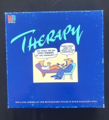 Therapy von MB Spiele Spiel 1. Edition 1988 Vintage Brettspiel guter Zusta G551