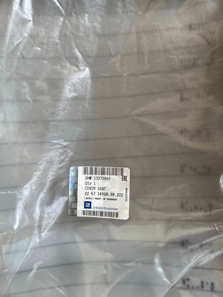 13373563 FRONT RIGHT Seat Squab Cover for Vauxhall Adam — 第 2/2 张图片