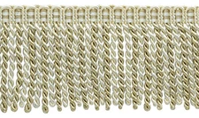 Ivory Light Beige 3" Bullion Fringe Trim White Sands [By The Yard]
