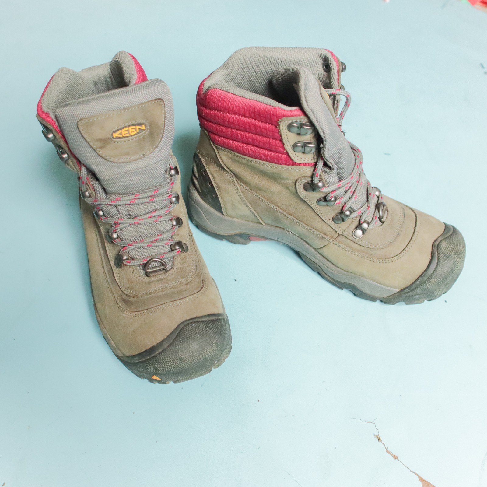 Stivali da trekking Keen Revel II impermeabili stringati supporto caviglia alta misura 7 5