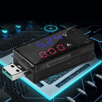 KWS11VA USB Spannung Strom Tester f��r Powerbank Ladeger?t Digital Meter 430V