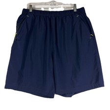 Lightweight Athletic Swimming Shorts Men's XL Pull On Elastic Waist Drawstring