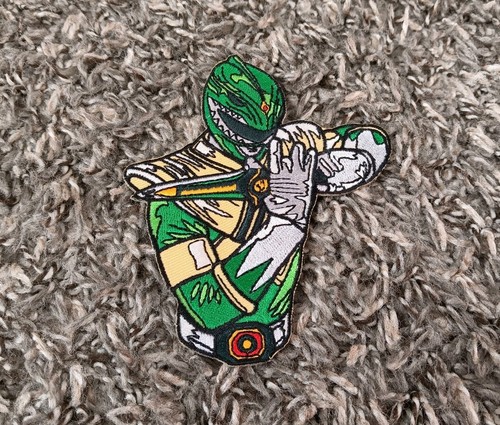 Mighty Morphin Power Rangers Green Ranger Iron On Patch Tommy Oliver ...