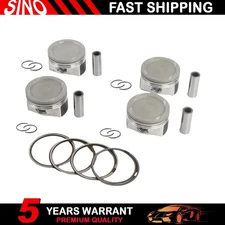 Engine Piston & Pin & Snap Ring Kit For CHEVY CRUZE SONIC TRAX ENCORE 1.4L