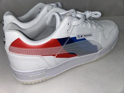 PUMA BMW M Motorsport RBD White Game Low Sneakers 308732 02 Size 12 Men