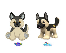 Webkinz Next GERMAN SHEPHERD X2 VIRTUAL CODES ONLY x1 WW x1 Classic