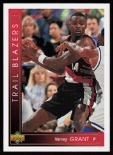 1993-94 Upper Deck Harvey Grant #375 Portland Trail Blazers