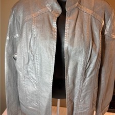 Chico's Platinum Silver Jacket