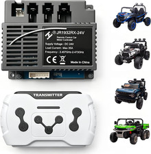 JR1932RX-24V Control Box with Remote Control for Power Wheels,24Volt High Power