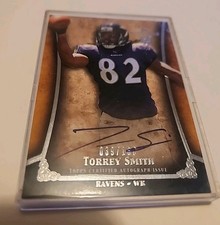 2011 Topps Five Star Torrey Smith Futures Rookie Silver Auto RC #ed 160