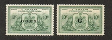 Canada - Unitrade# EO1 & EO2 MNH       /        Lot 0825207