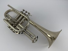 Cornet REYNOLDS Argenta Nickel Silver Cornet Case