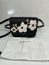 Radley Lunar New Year SS25 - Mini Flapover Crossbody - black  Leather BNWT 
