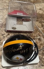 MEL BLOUNT HOF 89 PITTSBURGH STEELERS SIGNED MINI HELMET