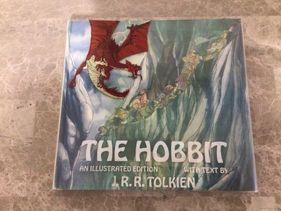 The Hobbit An Illustrated Edition JRR Tolkien 1977 Abrams With Slip Cover