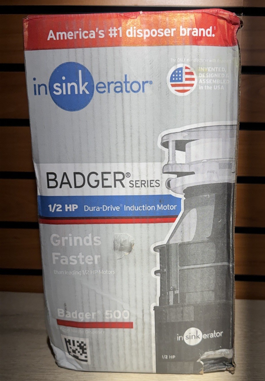 InSinkErator Badger 500 1/2 HP Continuous Feed Kitchen Garbage Disposal