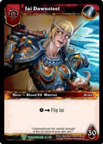Jai Dawnsteel - Worldbreaker - World of Warcraft TCG - Picture 1 of 6