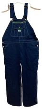 NWT Liberty Men's 100% Cotton Blue Denim Bib Carpenter Overalls (Size 42x29)