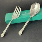 Towle Sterling Handles Flatware, Old Master, Serving Fork & Spoon Set
