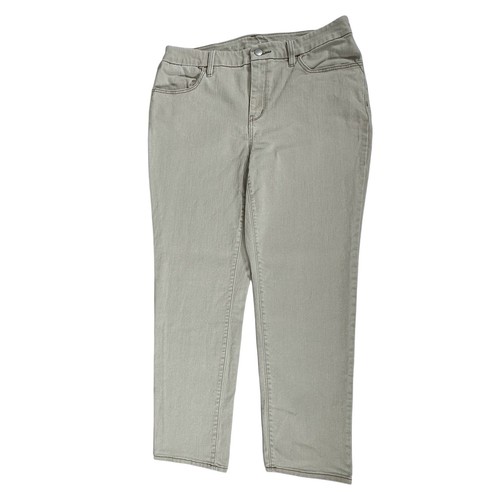Chicos Perfect Stretch Girlfriend Ankle Jeans Gr. 0,5 (30x26) Beige Slim Leg