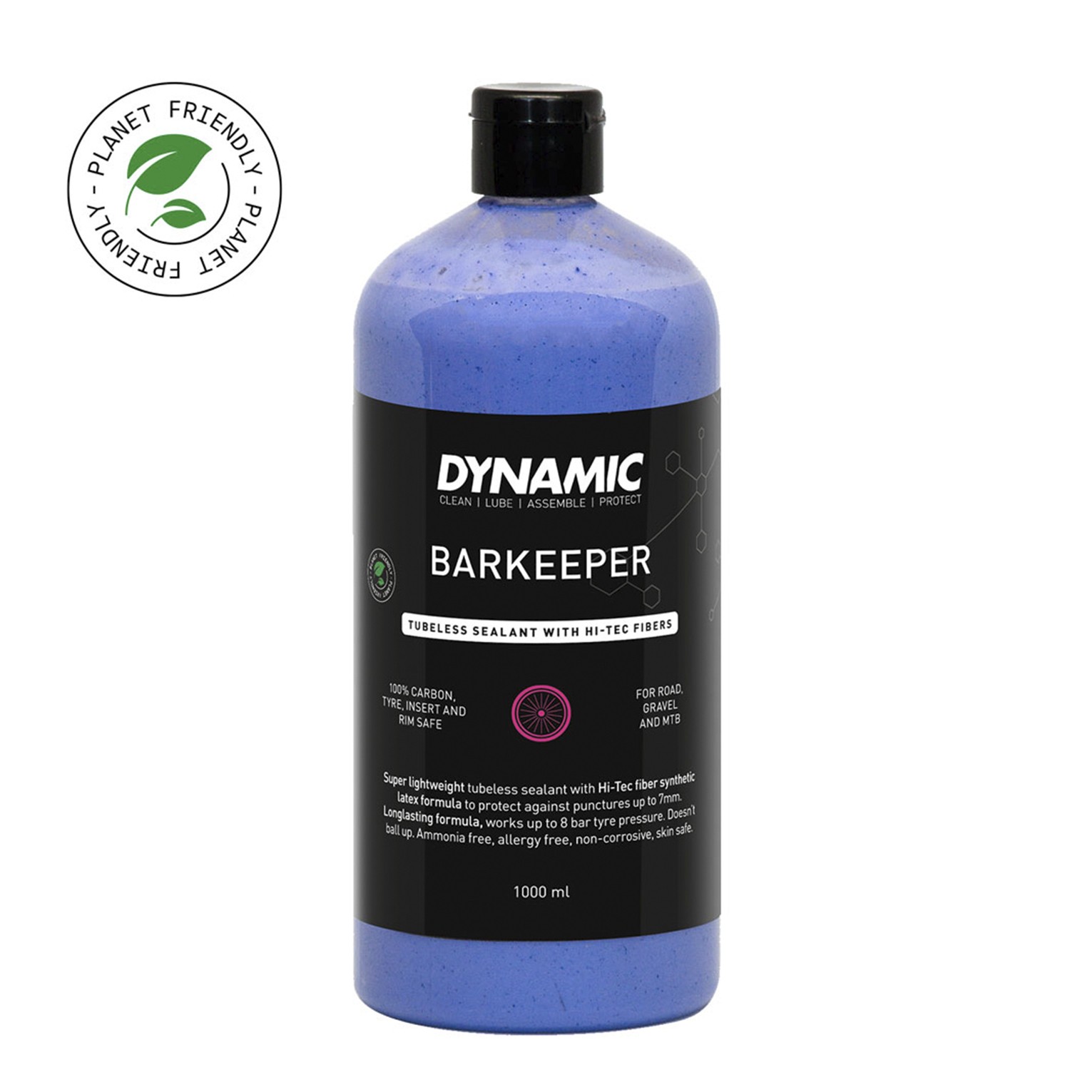 Tubeless Sealant Dynamic Barkeeper préventif vélo pour rouler sans crever sur chemins et route 1L