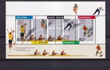 SA27a Netherlands Antilles 1992 Olympic Games Barcelona and Albertville mint S/S